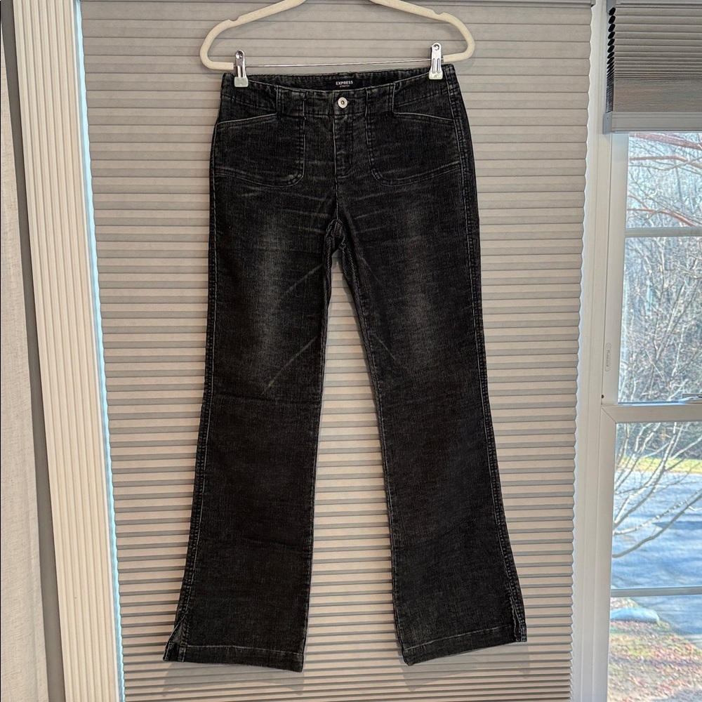New Express Black corduroy pants